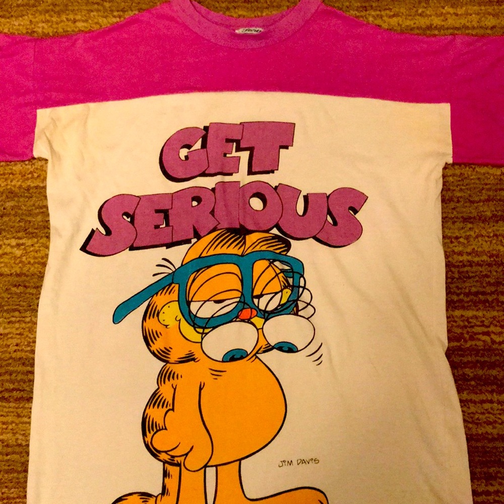 RARE Vintage Garfield T ‘Flirts’ brand